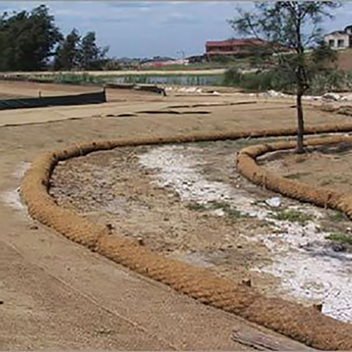 Coir Logs | Coir 200mm | Coir Perimetre Bund Containment | Clean up Spills | Ecospill | Brisbane Sydney Melbourne Perth Adelaide Canberra